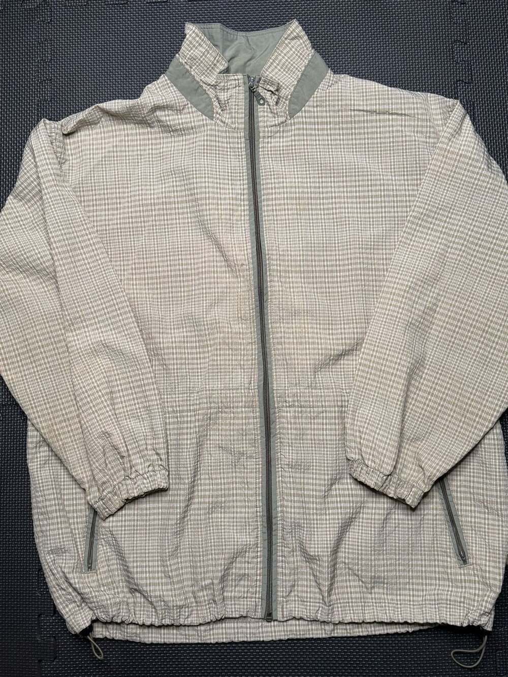 Columbia Sportswear Company Vintage Checkered Full Zip Track Jacket